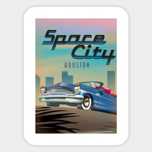 Space City Houston Sticker